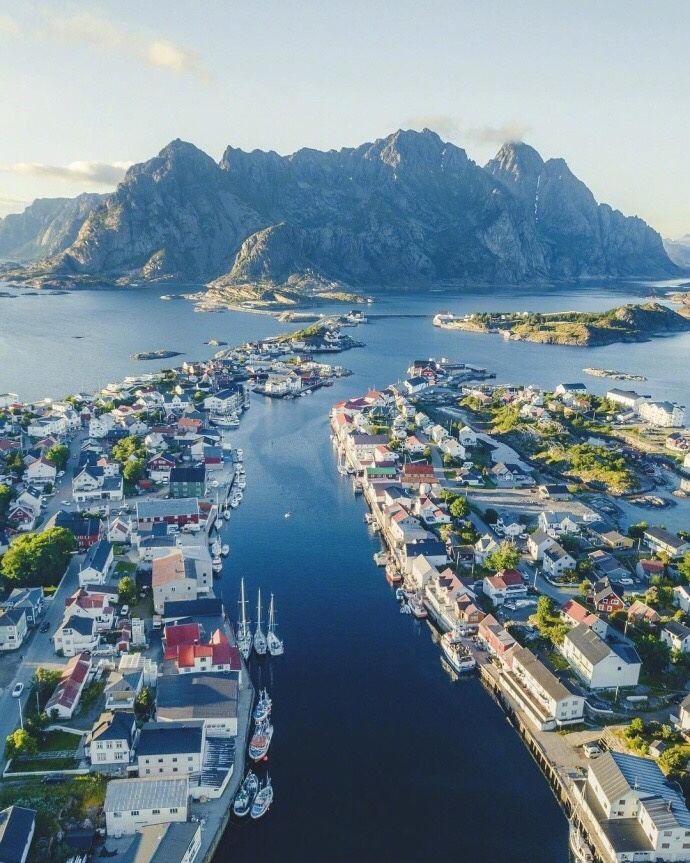 向往的远方，挪威的海岛小镇