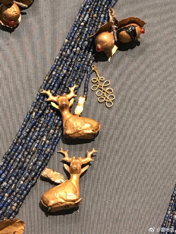 普阿比女王的珠宝，两河流域乌尔王墓出土，5000年前的极奢品。 ​​​​
