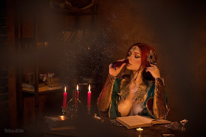 《巫师3》特莉丝‧梅利葛德 Cosplay，出镜：Irina Meier