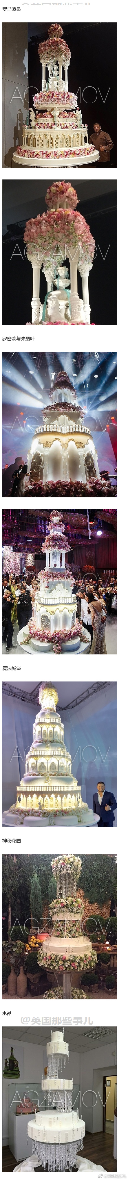 00万一个的结婚蛋糕是怎样的？
