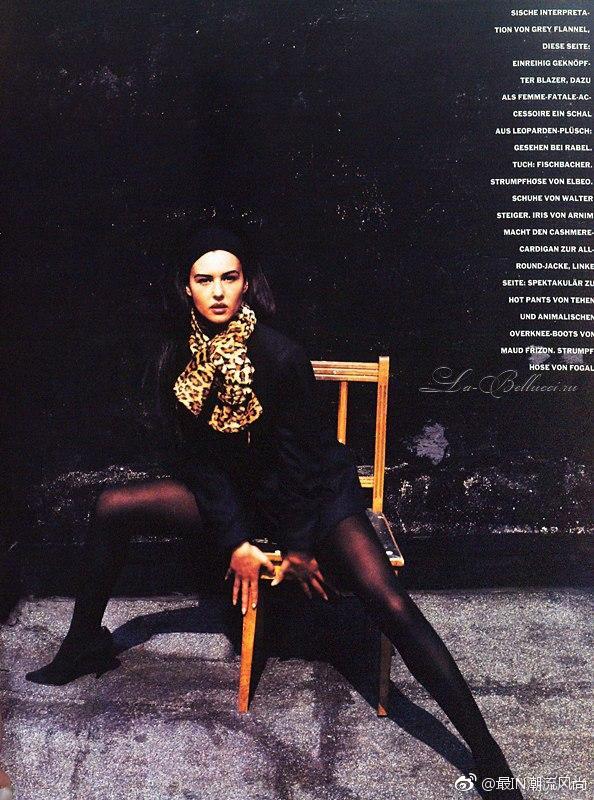 意大利女星莫妮卡·贝鲁奇90年代Vogue时尚杂志
