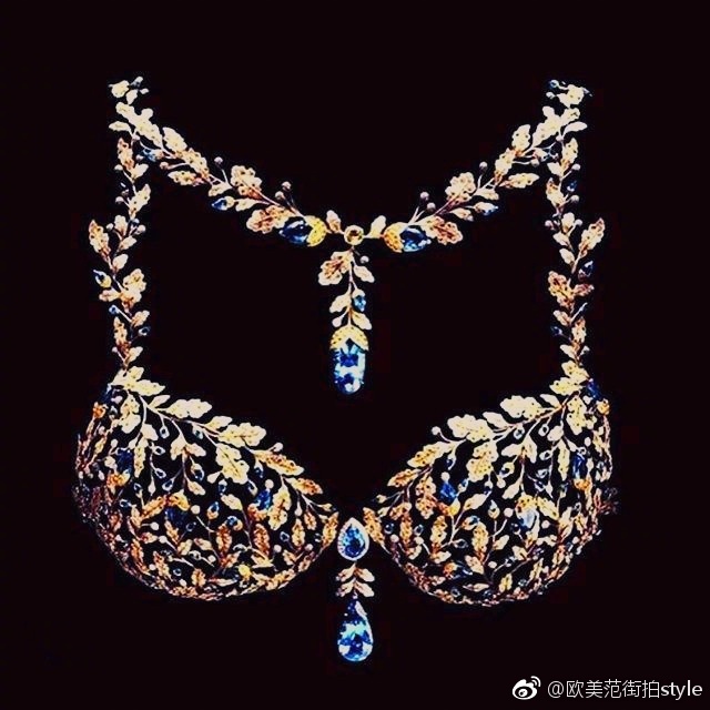 维密今年这件价值两百万美元的梦幻文胸“Fantasy Bra” 由“黑珍珠”Lais Ribeiro 演绎