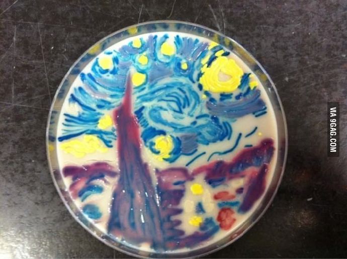 美国微生物学会的培养皿绘画大赛。