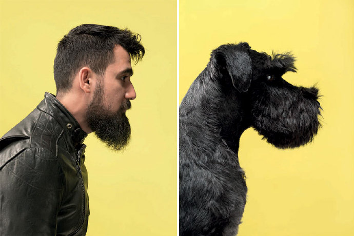 英国摄影师GerrardGething拍摄「人模狗样」系列。