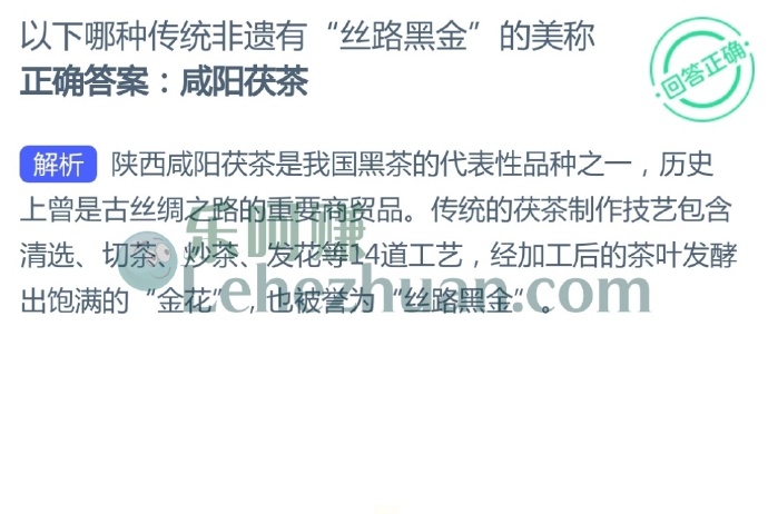 以下哪种传统非遗有丝路黑金的美称？