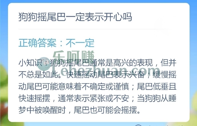 狗狗摇尾巴一定表示开心吗？