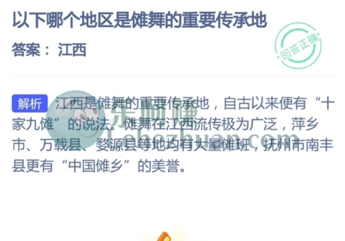 哪个地区是傩舞的重要传承地?